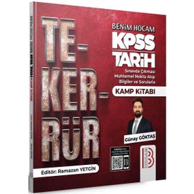 Benim Hocam Yayınları 2024 KPSS Tarih Tekerrür Kamp Kitabı