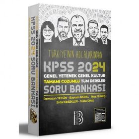 Benim Hocam Yayınları - 2024 KPSS Türkiye'nin Hocalarından Tüm Dersler Tamamı Çözümlü Soru Bankası