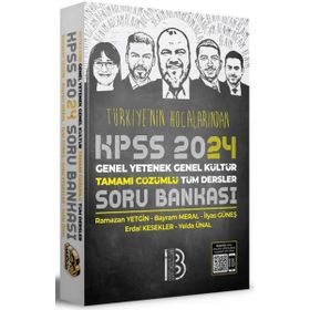 Benim Hocam Yayınları - 2024 KPSS Türkiye'nin Hocalarından Tüm Dersler Tamamı Çözümlü Soru Bankası