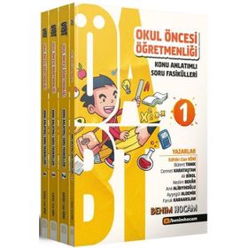Benim Hocam Yayınları 2024 ÖABT Okul Öncesi 1-2-3-4 Konu Anlatımlı Soru Fasikülleri