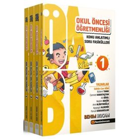 Benim Hocam Yayınları 2024 ÖABT Okul Öncesi 1-2-3-4 Konu Anlatımlı Soru Fasikülleri