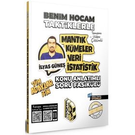 Benim Hocam Yayınları - 2024 Tüm Adaylar İçin Taktiklerle Mantık Kümeler Veri İstatistik Konu Anlatımlı Soru Fasikülü
