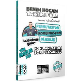 Benim Hocam Yayınları - 2024 Tüm Adaylar İçin Taktiklerle Permütasyon Kombinasyon Olasılık Konu Anlatımlı Soru Fasikülü