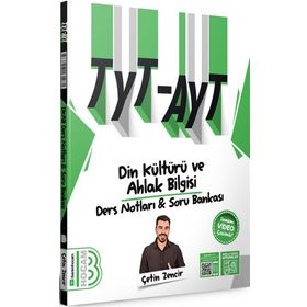 Benim Hocam Yayınları - 2024 TYT AYT Din Kültürü ve Ahlak Bilgisi Ders Notları ve Tamamı Çözümlü Soru Bankası