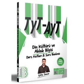 Benim Hocam Yayınları - 2024 TYT AYT Din Kültürü ve Ahlak Bilgisi Ders Notları ve Tamamı Çözümlü Soru Bankası