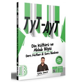 Benim Hocam Yayınları 2024 TYT AYT Din Kültürü ve Ahlak Bilgisi Video Destekli Konu Anlatımı ve Tamamı Video Çözümlü Soru Bankası