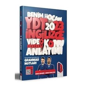 Benim Hocam Yayınları - 2024 YDT İngilizce Grammar Ders Notları
