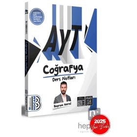 Benim Hocam Yayınları 2025 AYT Coğrafya Ders Notları