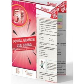 Benim Hocam Yayınları 5. Sınıf Sosyal Bilgiler Çek Kopar Yaprak Test