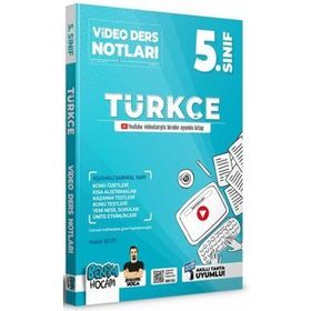 Benim Hocam Yayınları 5. Sınıf Türkçe Video Ders Notları