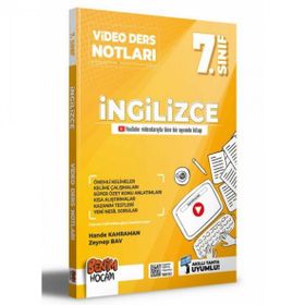 Benim Hocam Yayınları 7. Sınıf İngilizce Video Ders Notları