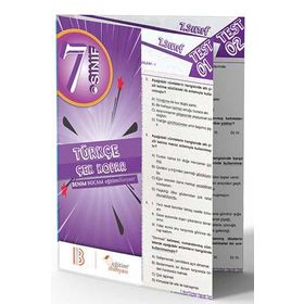 Benim Hocam Yayınları 7. Sınıf Türkçe Çek Kopar Yaprak Test