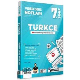 Benim Hocam Yayınları 7. Sınıf Türkçe Video Ders Notları