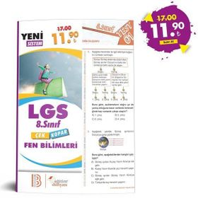 Benim Hocam Yayınları 8. Sınıf Fen Bilimleri Çek Kopar Yaprak Test
