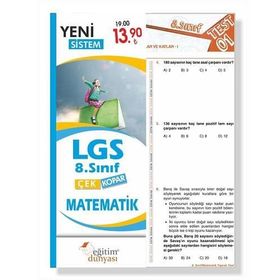Benim Hocam Yayınları 8. Sınıf Matematik Çek Kopar Yaprak Test