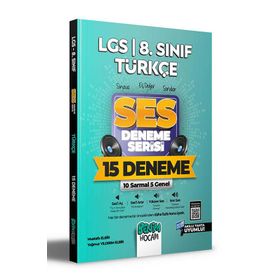 Benim Hocam Yayınları 8. Sınıf Türkçe Ses Deneme Serisi 15 Deneme