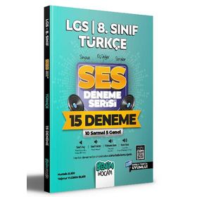 Benim Hocam Yayınları 8. Sınıf Türkçe Ses Deneme Serisi 15 Deneme