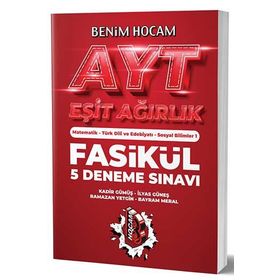 Benim Hocam Yayınları AYT Eşit Ağırlık 5 Fasikül Deneme Sınavı