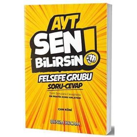 Benim Hocam Yayınları AYT Felsefe Sen Bilirsin Soru Cevap Kitabı