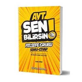 Benim Hocam Yayınları AYT Felsefe Sen Bilirsin Soru Cevap Kitabı