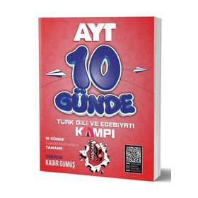 Benim Hocam Yayınları AYT Türk Dili Ve Edebiyatı 10 Günde Kamp Defteri
