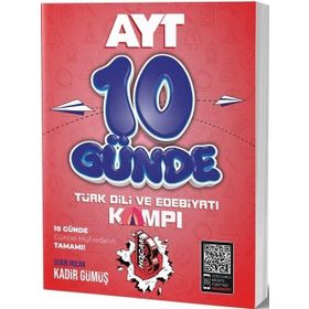 Benim Hocam Yayınları AYT Türk Dili Ve Edebiyatı 10 Günde Kamp Defteri