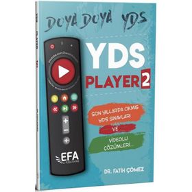Benim Hocam Yayınları Efa Serisi YDS Player 2 Son Yıllarda Çıkmış Yds Sınavları