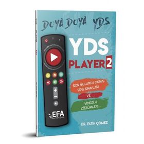 Benim Hocam Yayınları Efa Serisi YDS Player 2 Son Yıllarda Çıkmış Yds Sınavları