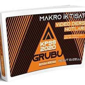 Benim Hocam Yayınları KPSS A Grubu Makro İktisat Video Ders Notları Bankası