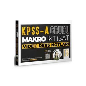 Benim Hocam Yayınları KPSS A Grubu Makro İktisat Video Ders Notları Bankası
