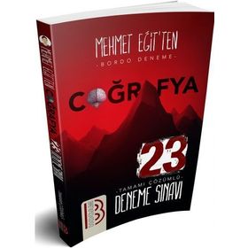 Benim Hocam Yayınları KPSS Coğrafya Tamamı Çözümlü 23 Deneme Sınavı