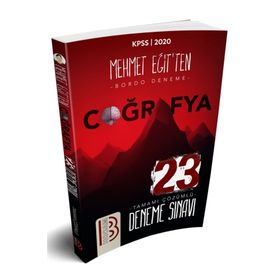 Benim Hocam Yayınları KPSS Coğrafya Tamamı Çözümlü 23 Deneme Sınavı