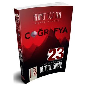 Benim Hocam Yayınları KPSS Coğrafya Tamamı Çözümlü 23 Deneme Sınavı
