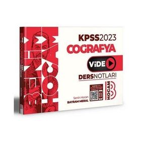 Benim Hocam Yayınları KPSS Coğrafya Video Ders Notları 2023