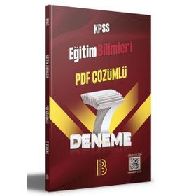 Benim Hocam Yayınları KPSS Eğitim Bilimleri PDF Çözümlü 7 Deneme