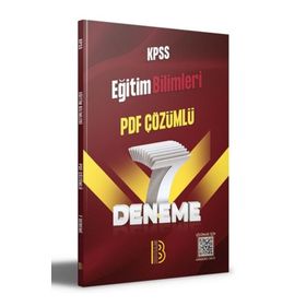 Benim Hocam Yayınları KPSS Eğitim Bilimleri PDF Çözümlü 7 Deneme