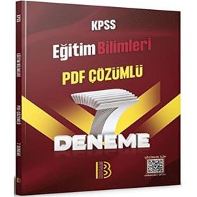 Benim Hocam Yayınları KPSS Eğitim Bilimleri PDF Çözümlü 7 Deneme