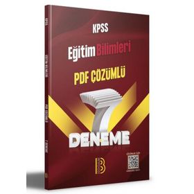 Benim Hocam Yayınları KPSS Eğitim Bilimleri PDF Çözümlü 7 Deneme