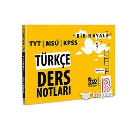 Benim Hocam Yayınları KPSS Türkçe Ders Notları