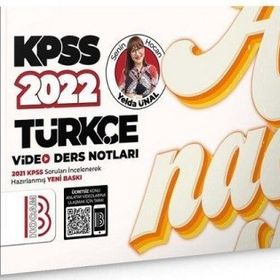 Benim Hocam Yayınları KPSS Türkçe Ders Notları