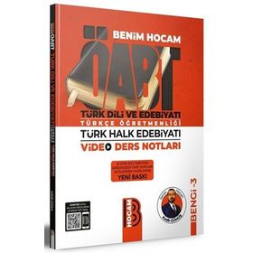 Benim Hocam Yayınları - ÖABT Türk Dili ve Edebiyatı Türkçe Öğretmenliği Türk Halk Edebiyatı Video Ders Notları Bengi 3