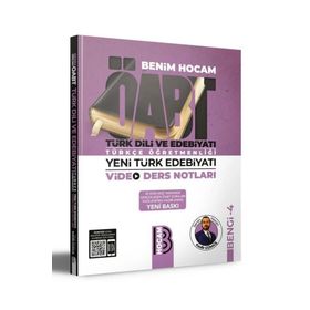 Benim Hocam Yayınları - ÖABT Türk Dili ve Edebiyatı Türkçe Öğretmenliği Yeni Türk Edebiyatı Video Ders Notları Bengi 4