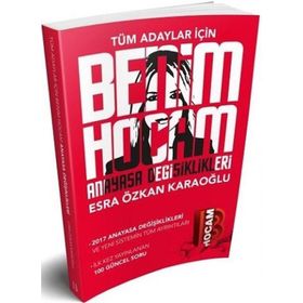 Benim Hocam Yayınları Tüm Adaylar İçin Anayasa Değişiklikleri