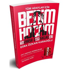 Benim Hocam Yayınları Tüm Adaylar İçin Anayasa Değişiklikleri