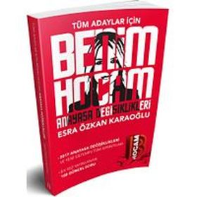 Benim Hocam Yayınları Tüm Adaylar İçin Anayasa Değişiklikleri