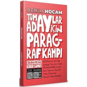 Benim Hocam Yayınları Tüm Adaylar İçin Paragraf Kampı