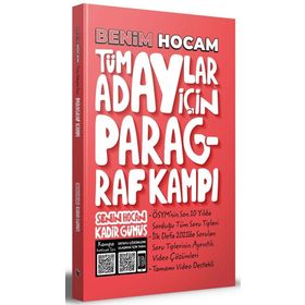 Benim Hocam Yayınları Tüm Adaylar İçin Paragraf Kampı