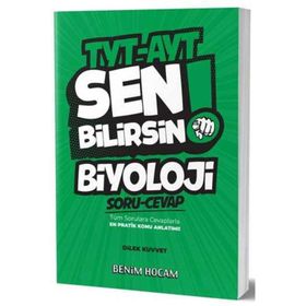 Benim Hocam Yayınları TYT AYT Biyoloji Sen Bilirsin Soru - Cevap Kitabı