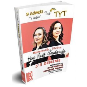 Benim Hocam Yayınları TYT Matematik Türkçe 3 Adımda Beşli Deneme