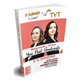 Benim Hocam Yayınları TYT Matematik Türkçe 3 Adımda Beşli Deneme